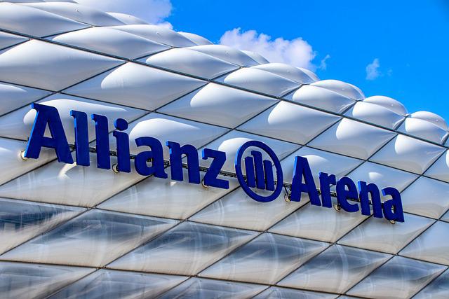 Die Allianz Arena bei Bayern München.
