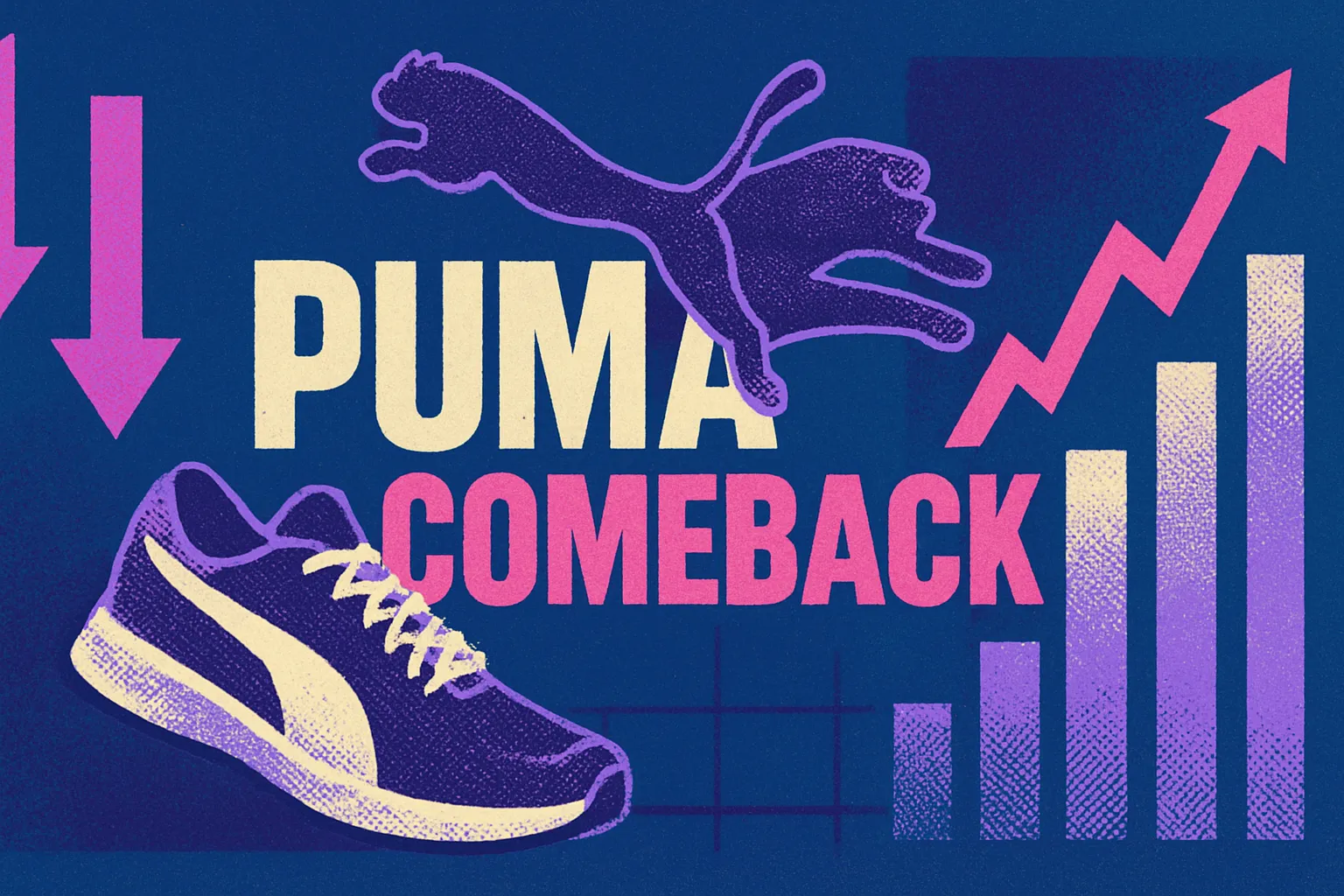                               Puma im Sprint: Wie der Sportartikel-Riese Nike & Adidas fordert                             
                              